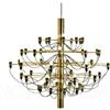 FLOS 2097/50 Lampada a Sospensione — design Gino Sarfatti Ottone FROSTED BULBS 2700K