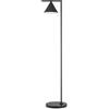 Flos Captain Flint Lampada da Terra — design Michael Anastassiades Antracite/marmo nero