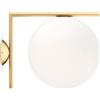 Flos IC Lights C/W2 Lampada a Parete/Soffitto Ottone