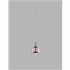 Vistosi Jube SP Lampada a Sospensione — design Favaretto & Partners Nero Ametista chiara SP S Ø 180 H. 170 LED 2700 K DIM 2
