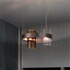 Vistosi Armonia Lampada a Sospensione — design Francesco Lucchese Ottone satinato Terra bruciata 50