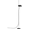 OLUCE COLOMBO 626 Lampada da Terra led — design Joe Colombo Nero