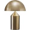 OLUCE ATOLLO 233 Lampada da Tavolo — design Vico Magistretti Oro