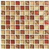 CONPHERON 20 Fogli Mosaico Carta Adesivi Sticker Decorativi per Piastrelle Cucina Vinile Impermeabile PVC Autoadesivo Carta da Parati per Bagno Cucina, 10X10cm, Mosaico 1
