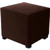 ZEaink Copri Pouf Quadrato Elasticizzato 70x70 /60x60 /45x45/ 80x80 /50x50 Ottomano Copri Poggiapiedi Quadrato Contenitore Copertura Dell'Ottomano Fodera Poggiapiedi Lavabile Copri Sgabello ( Color : #6 , Si
