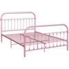 vidaXL Giroletto Rosa in Metallo 120x200 cm