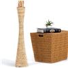 Leewadee Grande Vaso da Terra 70 cm - Alto Vaso in Water Hyacinth écru per Decorazione Soggiorno
