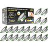 CLAR - Downlight LED da Incasso Soffitto, Faretti LED per Interni Dimmerabili 4W, Selettore 3 Tonalità, Nichel (Pack 20)