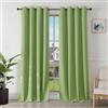 Joydeco Tende Oscuranti per Interni 2 Pezzi L 135 x A 240, Tende Termiche Isolanti con Occhielli per Soggiorno e Camera da Letto Moderne Blackout Curtains, Verde