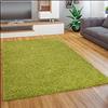 Paco Home Tappeto Salotto Moderno Soggiorno Pelo Lungo Peloso Monocolore Moderno Tappeto Morbido, Dimensione:70x250 cm, Colore:Verde