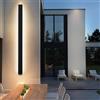 YUEEU Applique Luci da Parete Esterno 60CM 4500K LED Lungo Nero impermeabile Moderne Lampada Luce Naturale Luci per Portico Esterno Villa Wall Light Scala Corridoio Luce Wall Lamp