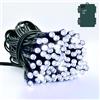 Dalugo Lucine Led Decorative a Batteria,3M 30 LED Bianco Freddo Luci Natale Esterno con Timer, IP65 Impermeabile Luci Led per Interni all'aperto Matrimonio Decorazioni di Natale (Filo Verde)