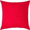 Homescapes - Federa in cotone per cuscino, 200 fili 40x40cm rosso