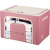 KASANOVA Scatola armadio 60x42x40 cm doppia cerniera e scritta malva