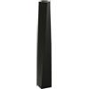 VIVANNO Vaso da terra VIVANNO per rami decorativi in fibra di vetro, nero opaco, modello HYDRON 80