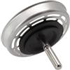 Vibsky Per Blanco Lavello di Ricambio 80mm Lavello Da Cucina Filtro Rifiuti Bacino Filtro di Scarico Bagno Cucina Lavello Accessori, Parti di Miglioramento Casa