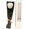 Gralara Regali di Rose con Fiori stabilizzati per Donne, Decorazioni per San, eterni per Compleanno, San, Bianco