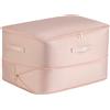 Volumoon Organizzatore Super Salvaspazio Autocompattante, Sacchetto di Viaggio per Compressione, Ultra Space Saving Self Compression Organizer, per Trapunte, Vestiti, Coperte, Rosa