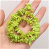 Generic Perline sciolte di Corallo Naturale di Pietra 6x12mm di Forma Irregolare per la creazione di Gioielli Fai da te-verde-6x12mm