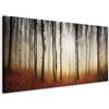 murando Quadro Bosco 225x90 cm 5 pezzi Stampa su tela XXL Immagini moderni Murale Fotografia Grafica Decorazione da parete Bosco Foresta Natura Panorama Albero c-B-0286-b-m