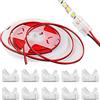 VISSQH Kit di Connettori a Striscia LED, Cavo di Prolunga da RGB 5050 12 m,Cavo LED da 12V,Connettori Strisce Led Spina 10 mm 2 pin, 2pin Rapido Connettore Cavo per SMD 5050 5630 monochrom LED Strip