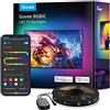 Govee Led TV Backlight 3,8m, RGBIC Striscia LED per TV da 55-65 Pollici Retroilluminazione Intelligente con Bluetooth e Wifi, Funziona con Alexa e Google Assistant, Alimentazione Adattatore