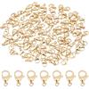 PH PandaHall 100 pezzi di chiusure a moschettone in acciaio inossidabile 304 di grado A, fermagli per gioielli aragosta per collane e braccialetti, 13x8mm