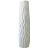 Generisch Vaso da pavimento alto, alto 58 cm, grandi vasi in rilievo, decorazione per pavimenti in rilievo, vaso per fiori secchi, moderno e grandi centrotavola