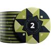 Bullets Playing Cards, Poker Chip in ceramica, Paulie con valori, rotolo da 25 (kaki verde/blu (2)