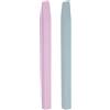 QUARKZMAN 2Pcs Pietra Pomice Lima Per Unghie, Bastone Levigante In Pietra Pomice Rimuovi Cuticole Spingi Cuticole, Strumento Professionale Per Manicure In Pietra Quarzosa, Verde, Rosa