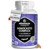 Vitamaze - amazing life Agnocasto Estratto 15:1, 270 Capsule per 9 Mesi, con Vitamina C, Zinco, Vitamina B6, B9 e B12, Acido Folico Bioattivo, Per Ciclo Mestruale, Equilibrio Femminile, 1 Capsula al Giorno, Vitamaze