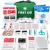 HONYAO Kit di Pronto Soccorso 180 Pezzi, Kit Primo Soccorso Completo per Casa Auto Aziende Sport Viaggio Camping Trekking Bambini, Verde