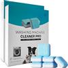 XPJBKC 48 Pezzi Pastiglie Lavatrice, Cura e Pulizia Profonda Lavatrice, Pulitore e Anticalcare Efficace, Rimuove Sporco e Odori