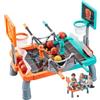 Comebachome Gioco di tiro a Basket da Tavolo - Duello e Divertimento a Punti per 2 Giocatori, Serata di Giochi interattiva per Tutta la Famiglia con Mini canestri e 10 Palline, Basket da Tavolo