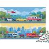 NFGOUEUAGVBk Trasporti puzzle 1000 pezzi soccorso cittadino per adulti, carta, allenamento mentale, city rescue puzzle, decorazione parete, educativo 52x38cm/1000pcs