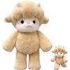 HBSFBH Agnello Peluche Che Corre, 45 cm Peluche Mouton, Agnello Morbido Peluche, Running Agnello Plush, Peluche Che Corre Cartoon, Bambola Da Agnello Che Corre, Peluche Agnello Corsa, Regalo per Famiglia