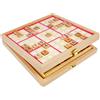 Andux Zone Sudoku Scatola da Gioco 3-in-1 in Legno SD-03 (Rosa)
