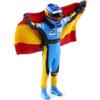 Cochesdemetal Compatibile con Renault R25 Figura Fernando Alonso con Bandiera della Spagna 2005 Campione del Mondo 1:43 Cartrix CT068