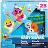 Spin Master Baby Shark Puzzle In Morbida e Resistente Gommapiuma Composto da 25 Pezzi