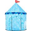 Floving pieghevole per bambini, tenda da gioco per bambini, tenda pop-up per interni ed esterni, casetta giocattolo per la conservazione dei giocattoli, con borsa per il trasporto (Bianco)