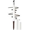 Erinde Pennino in gel per eyeliner, colore grigio talpa, con pennello, per linee precise e estensioni, a lunga durata, finitura opaca, consistenza morbida, altamente pigmentata, ideale per