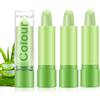 Desing Wish 3 Pezzi Rossetto PH Cambia Colore Magico Lunga Durata Balsamo Labbra Aloe Colorato Idratante Set Lucidalabbra Gloss Trucchi Donna Ragazza Regalo Compleanno