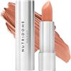 Nutridome Rossetto cremoso con 8 oli complesso - Idratante per labbra secche, finitura lucida, cura e colore, lucido - (Delicate Peach, 4g)