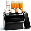 BACTIBLAST Scaldacera 3 in 1, Cera Brasiliana Kit,Scaldacera a riscaldamento rapido con 3 ricariche di cera al miele, Scaldacera Rullo adatto alla depilazione completa del corpo