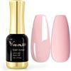 V VENALISA VENALISA Smalto Semipermante Per Unghie Colori Smalti per Unghie Colore per Manicure Soak Off UV Gel Nail Polish Rosa-Pink 12ml