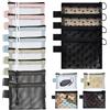 YiiHHooN Mini Sacchetti a Rete con Cerniera, 12 Pezzi Mini Borse a Rete con Cerniera in Nylon, Mini Tasche a Rete con Chiusura Lampo per Make up e Organizer da Viaggio per Donna