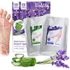 Wolady Maschera Piedi Esfoliante,Peeling Piedi Forte,2 Paia 2 Funzioni,Sbiancante Naturale Non Irritante Rimozione Calli Pelle Morta,Odore, Rende Lisci +Bianchi
