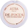 ASTRA MAKEUP De-Focus Correcting Pressed Powder 0003-YELLOW FILTER\CORRECTING 10g - Cipria compatta