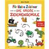 Bassermann Für kleine Zeichner - Die große Zeichenschule. Zeichnen lernen für Kinder ab 4 Jahren. Mit Erfolgsgarantie!: Über 100 Motive: Tiere, Fahrzeuge, ... Dinosaurier, Piraten zeichnen u.v.m.