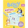 Schwager und Steinlein Bluey Rätsel-Mal-Spaß: Rätseln und Ausmalen mit Bluey, Bingo und ihren Freunden | Ab 3 Jahren